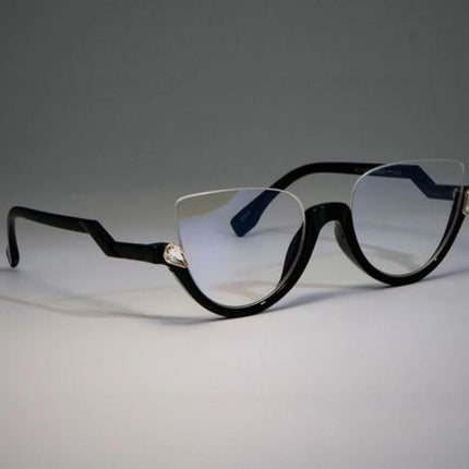 Armação de Óculos de Grau Feminino Meia Taça